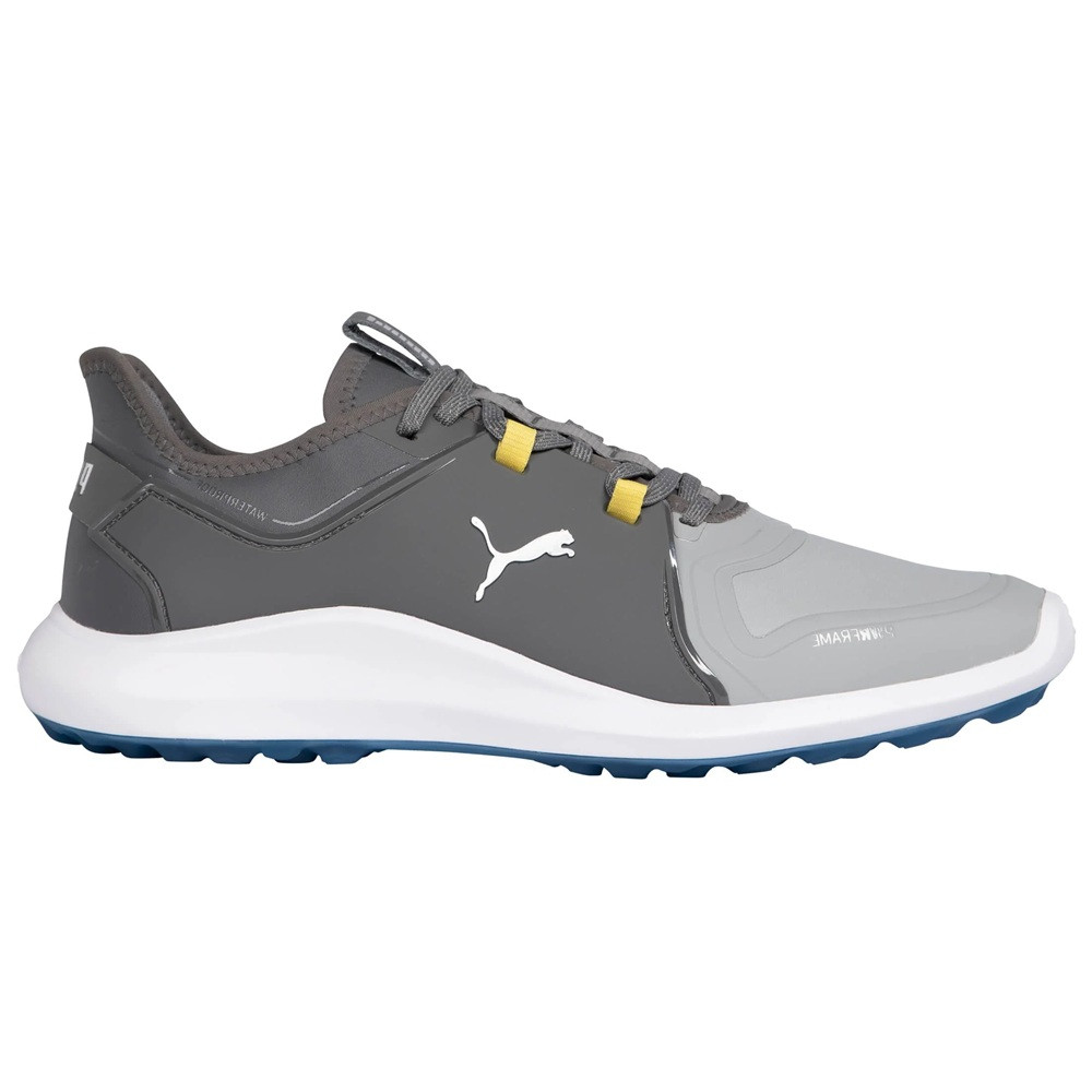 Puma Men's Ignite Fasten8 Pro Golf Shoes - Black/White - Maple